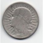 РЕСПУБЛИКА ПОЛЬША. II РЕЧЬ ПОСПОЛИТАЯ. 2 ЗЛОТЫХ 1933. ПОЛОНИЯ. СЕРЕБРО