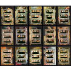 Серия блоков ДЕВУШКИ ИСКУССТВО КАРТИНЫ  MNH