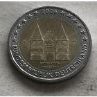 Германия 2 евро 2006 - Голштинские ворота в Любеке, Шлезвиг-Гольштейн (D - Мюнхен)