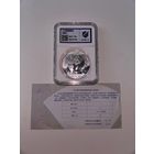 Китай 10 юаней 2012г Панда ms 70