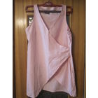 Топ лен нежно-розовый