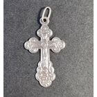 Крестик православный серебро 925 #37, С РУБЛЯ! МНОГО ЛОТОВ С РУБЛЯ! БЕЗ МЦ