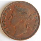 15. Стрейтс-Сетлментс, 1 цент 1901 год. Виктория