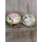 Ручки дверные оргстекло с розочками