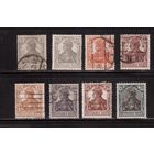 Германия(Рейх)-1916-1918,(Мих.98-104)   гаш.(3 м -*) , Стандарт,(полная серия)