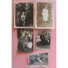 Фото "Односельчане", 1940-1950-е гг., 5 шт.