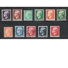 Монако-1950(Мих.416-426)  7м - ** , 4 м - гаш.  , Стандарт, Князь Ренье III, (полная серия)