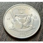 США 1/4 доллара, 2002 Квотер штата Теннесси    D   ( 1-6-8 )