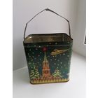 Коробка от Новогоднего подарка СССР, хороший, красивый, торги с Рубля