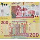 Судан 200 фунтов 2019 год UNC