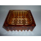 Антикварная Пепельница 30-ые Старая Германия Стекло Карамель Ручной Работы