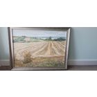 Картина маслом " Жнiво". Автор - Барановская Елена Анатольевна