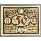 Нотгельд 50 пфеннигов 1921 год. Йесниц,. Веймарская республика