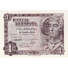 Испания, 1 песета, 1948 г., UNC