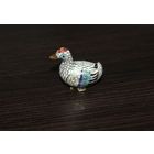 Птичка "Уточка" в стиле клуазоне.