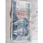 Банкнота 10 лит 2007 г. Литва