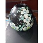 Винтажная ваза или кашпо , ручная роспись .