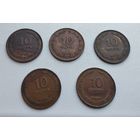 Израиль 10 прут, 1949 2-15-17*21