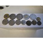 Сборный лот злотых Польша. Лот состоит из 13-ти монет. Монеты не чищены. 45263