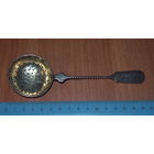 Ситечко для чая серебряное 84 проба.царский период до 1917 года.клеймо мастера ВВ.