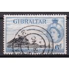 98.BrK. Великобритания. Колонии. Гибралтар. Елизавета II. 6P. 1953 г. Mi.#142.