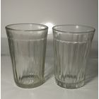 2 стакана 250 г. интересных. Стакан граненый СССР, 20 граней, Уршельский стеклозавод, Второй не опознан, клеймо