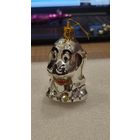 Игрушка елочная Собачка Китай пластик