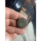 1 копейка 1766 г. ММ. Екатерина II Российская Империя хорошая