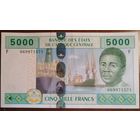 Экваториальная Гвинея, Банк центральной Африки, 5000 франков 2002 г., отметка "F",  P:509F