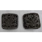 Две Старинные Пряжки от Туфель 19 век., с клеймом-FRANCE-/Ручная работа., кованая сталь - (Riveted Cut Steel), *размер: 5,5см х 4,5см. Пряжки в очень хорошем состоянии. Уникальная Работа!