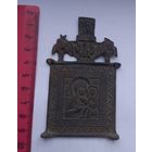 Старинная Икона.Створка от складня 9,5х5,5 см