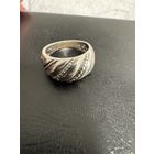 Кольцо. Серебро 925 пробы. Женское. Витое