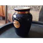 Ваза ЛФЗ 1960-е СССР Москва Ленинские Горы МГУ кобальт позолота