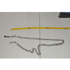 Прочнейшая  метал.цепь из круглых  звеньев неизвестного  назначения. Довольно  тяжёлая. размеры см. по  метру.