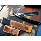 Опасная бритва Золинген "GEBR CREME HAAN SOLINGEN" 1943 г. 3-й Рейх Германия. трофей раритет клеймо петух