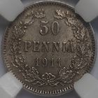 50 пенни 1911 MS-64 Нечастая сохранность для этого года