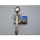 Чайная ложка, в блеске, ЛФ0 (Ленинградская ювелирная фабрика, 1960 год). Вес 24,18 грамм. Серебро 875, звезда. Не чищена. 12