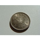 Гана. 6 пенсов 1958 год  KM#4   Тираж: 15.200.000 шт