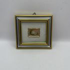 Миниатюрная картина- хромолитография Деревенский пейзаж. Италия. 3623