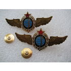 Знак. Классность Военно-космические силы СССР. 2 класс. тяжёлый, ЛМД. цена за 1 шт.