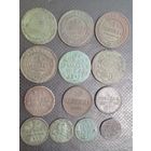 Монеты польша,империя.13шт.