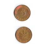 5 пфеннигов Германия 1950 года(G)