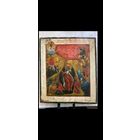 Икона [Илья Пророк со сценами жития и огненным восхождением]35*30 см