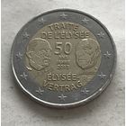 Франция 2 евро 2013 - 50 лет подписания Елисейского договора