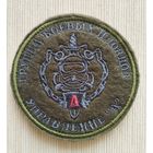 Шеврон (олива) группы боевых пловцов Управления "А" ЦСН ФСБ РФ, на липучке