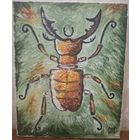 Картина "Жуки" масло холст