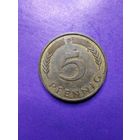 Германия ФРГ 5 пфеннигов 1990 G