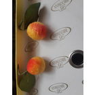 Елочная игрушка райское яблочко папье маше или вата. Оригинал, старенькие