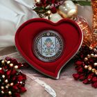 Слуцкий пояс на свадьбу - Slutsk belts coloring - Метки, 1 рубль 2013, #BelCoinArt в оригинальном футляре