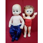 С 3 рублей. 2 куклы мальчик и девочка. 40 и 38см. высотой